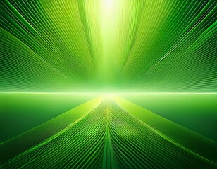 Aufkleber - abstract green background with rays of light