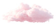 © Dinali - Fluffy pink cloud isolated on black background Dreamy cotton candy cloudscape with soft pastel colors Concept of fantasy, imagination, and peacefulness
