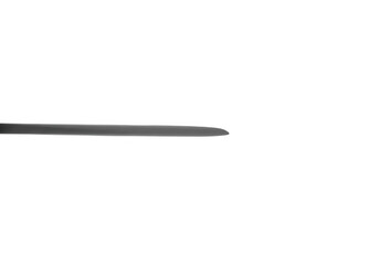 Poster - A simple gray line isolated on transparent background, a modern and minimal design element