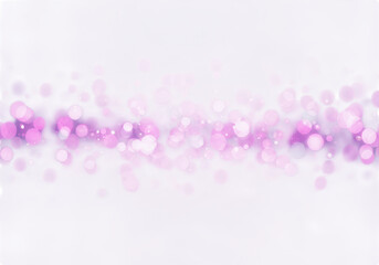 Poster - A soft pink bokeh background with blurred lights and sparkles isolated on transparent background