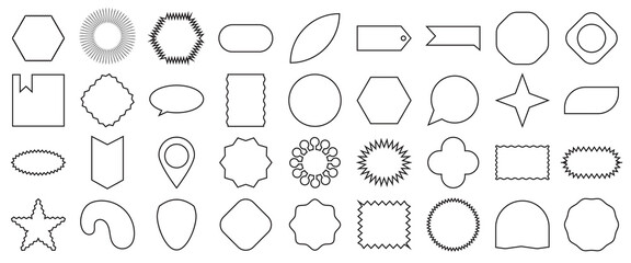Poster - Sale sticker, price tag, starburst, quality mark, sunburst badges, retro stars. price tag, quality mark, shopping labels, special offer, price stickers etc.   Icons for web and mobile app. 