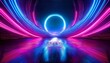 © William - psychedelic abstract scene with neon lights