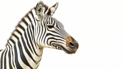 Aufkleber - A close-up shot of a zebra's open mouth, ideal for usage in wildlife or educational context