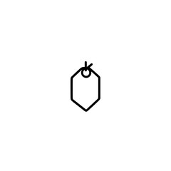 Poster - Price Tag Icon Vector Illustration in Flat Minimalist Style for Retail and Shopping Design