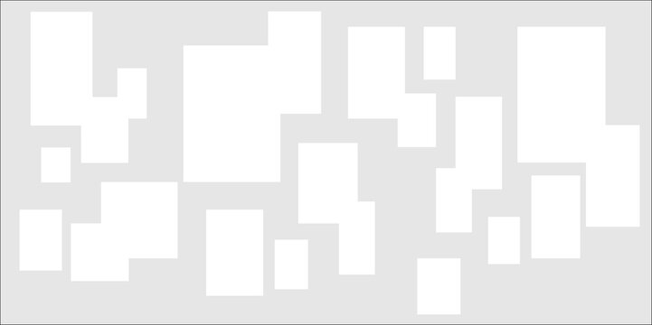 Abstract background with white and gray transparent material in squares shapes with geometric background with squares and 3d vector design. abstract Elegant white and grey Background template design.