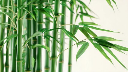 Poster - A close-up shot of a plant with lush green leaves