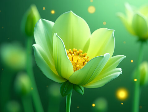 Colorful flower graphic poster PPT background, abstract flower computer wallpaper background