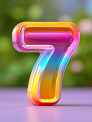 Poster - 3d rendering digital font big sale event countdown concept element