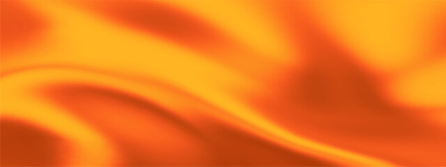 Poster - Autumn soft gradient with yellow color and red background for a warm abstract scene. Orange pink blur with light texture for graphic or pastel design. Elegant vibrant glare for 3D modern paint.