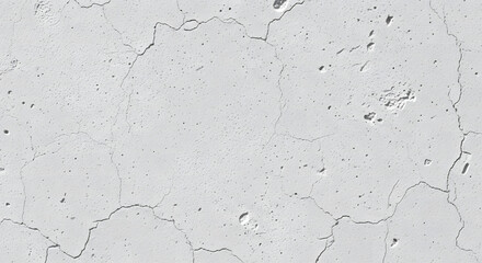 Leinwandbilder - Gray concrete wall texture with cracks provides a weathered, industrial aesthetic for backgrounds and overlay effects in design projects.