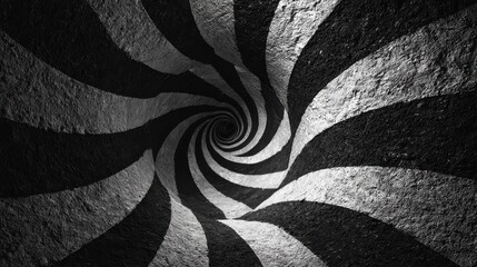 Poster - Abstract background of black hole vortex with patterned gray surface