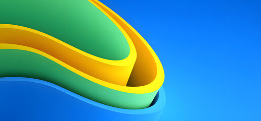 Poster - Dynamic fluid color gradient background, abstract KV main visual business PPT background