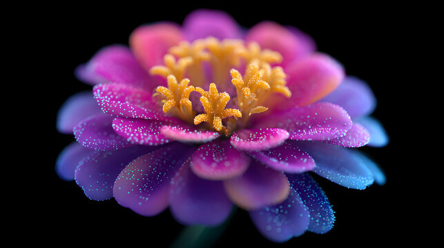 Colorful flower graphic poster PPT background, abstract flower computer wallpaper background