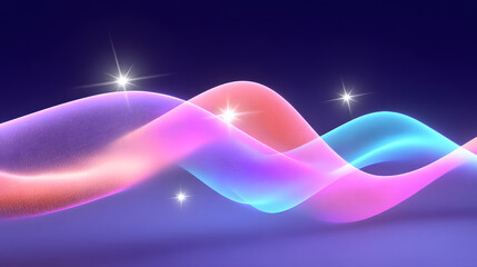 Poster - Dynamic fluid color gradient background, abstract KV main visual business PPT background
