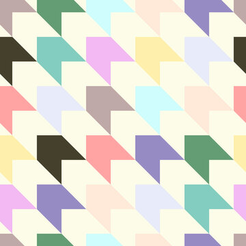 Vector - pied-de-poule seamless pattern, colored template.