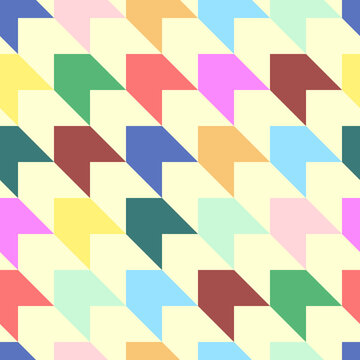 Vector - pied-de-poule seamless pattern, colored template.