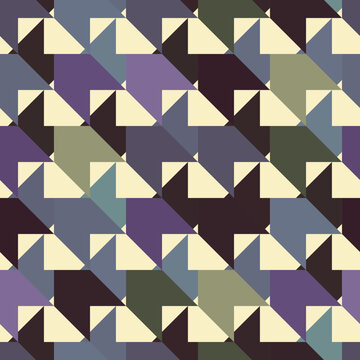 Vector - pied-de-poule seamless pattern, colored template.