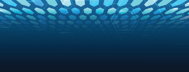 Poster - Abstract circuit board pattern technology concept background