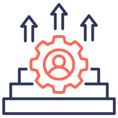 Poster - Skill Development Dual Tone Icon