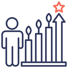 Poster - Personal Growth Dual Tone Icon
