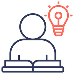 Poster - Learning Dual Tone Icon