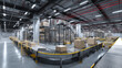 © Krissana - Automated Logistics Warehouse with Conveyor Belts and Packages