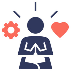Poster - Stress Management Mixed Icon