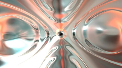 Poster - Abstract Colorful Glowing Background With Rotation Animation