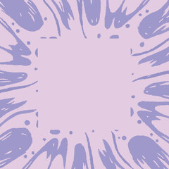 Poster - Abstract lavender background with painted brushstrokes for creative digital design