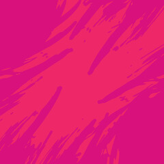 Poster - Vibrant pink brushstroke strokes artistic textured design expressing creative movement