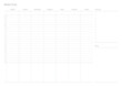 © Tuesday04 - A weekly plan design template in a modern, simple, and minimalist style. Note, scheduler, diary, calendar, planner document template illustration.