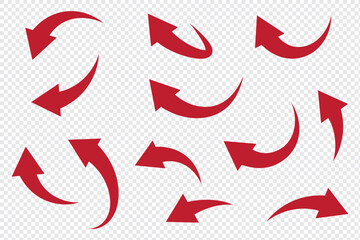 Poster - curve arrows icon