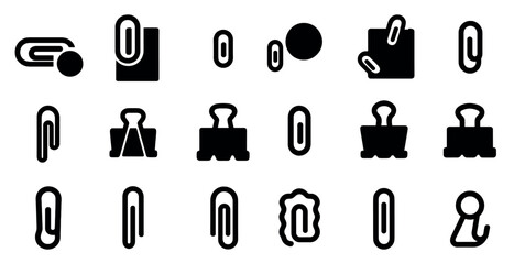 Leinwandbilder - Collection of clip art with a variety of shapes and sizes. The clip art includes a variety of shapes and sizes, such as circles, squares, and rectangles