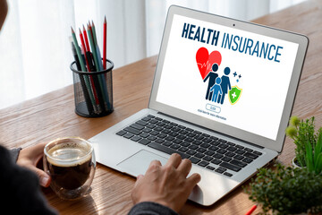 Poster - Health insurance web site modish registration system for easy form filling