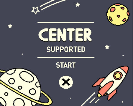 rocket in space
