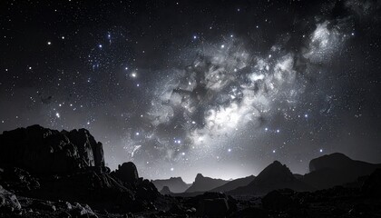 Wall Mural - vibrant colorful nebula with sparkling stars in deep space