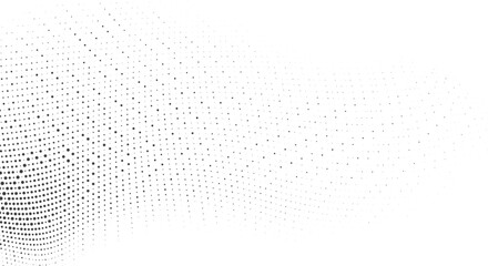 Wall Mural - clean abstract mesh dot wave background for website banner or hero section