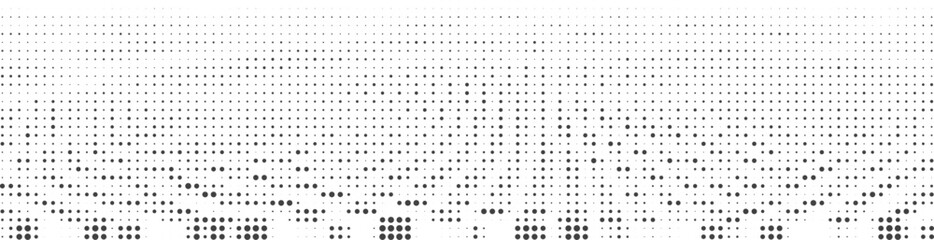 Wall Mural - minimal grid dot wave pattern for modern website banner or hero section background