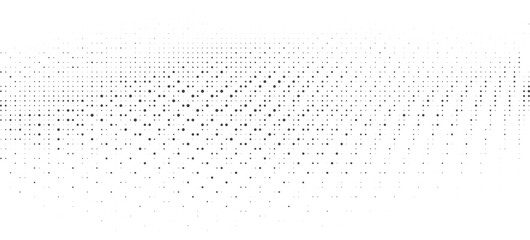 Wall Mural - flowing mesh dot wave line background for website hero banner or landing page