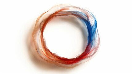 Poster - Soft pastel circle overlapping with transparent shades creates mesmerizing visual effect. blend of colors evokes sense of calm and creativity