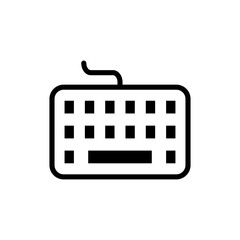 Poster - Keyboard icon symbol for apps and websites. keyboard sign and symbol