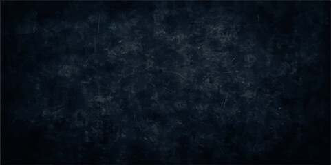 Poster - Dark blue grunge wall with an old, textured, and vintage paper pattern for a distressed background design