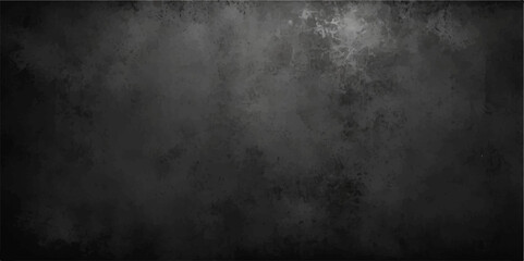 Poster - Dark, old, and textured, this grunge wall background features a vintage black concrete pattern, perfect as a blank or dirty frame backdrop