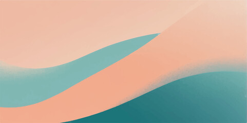 Aufkleber - Colourful Abstract Wave Background with Curves and Vibrant Pattern