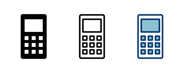 Poster - Phone icon vector isolated on white background. Phone vector icon. Mobile phone. Telephone icon. Cellphone