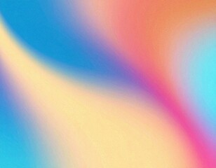 Poster - Abstract blurred grainy gradient background texture. Colorful digital grain dust soft 