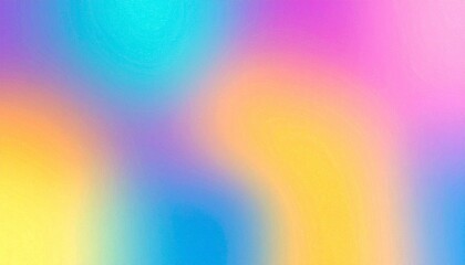 Poster - Abstract blurred grainy gradient background texture. Colorful digital grain dust soft