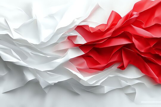 Polish Flag – Abstract Representation