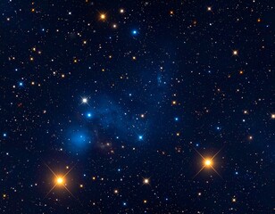 Wall Mural - seamless pattern with outer space with stars background.