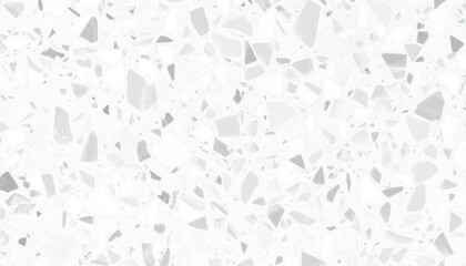 Leinwandbilder - White terrazzo background with grey,
